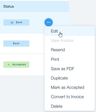 editing a price quote help center wix com price quote