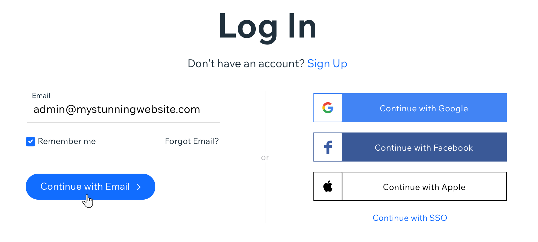 Logging in to Your Wix Account, Help Center