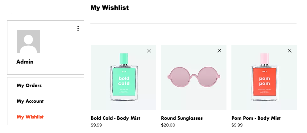 add wishlist