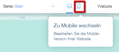 Mobile Ansicht Website Mobile Ansicht Website