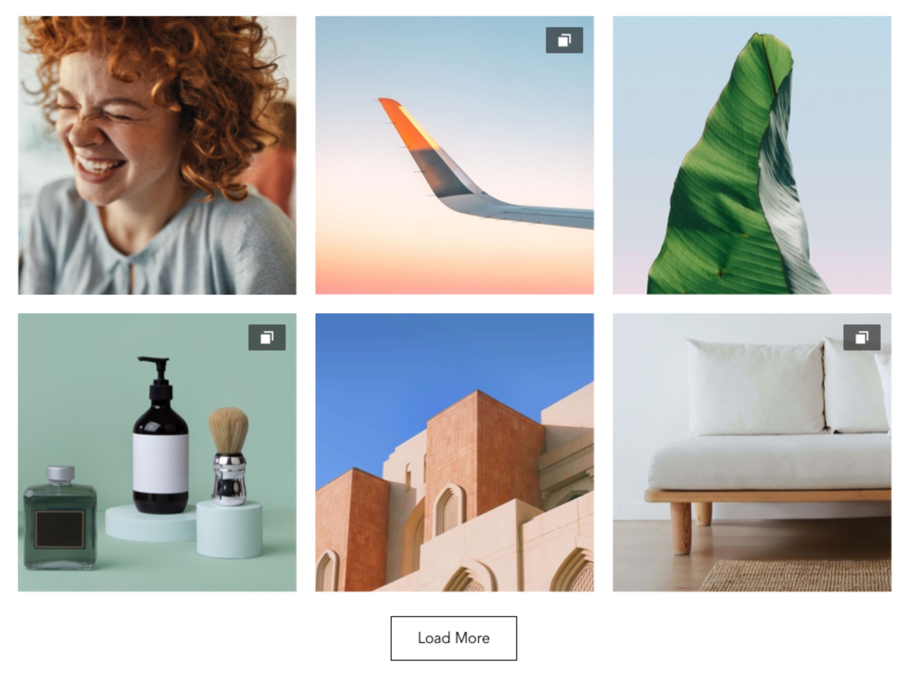 Uma captura de tela mostrando o app Feed do Instagram em um site.