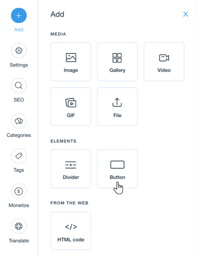 Wix Editor: Creating a Back to Top Button for Your Site, Help Center