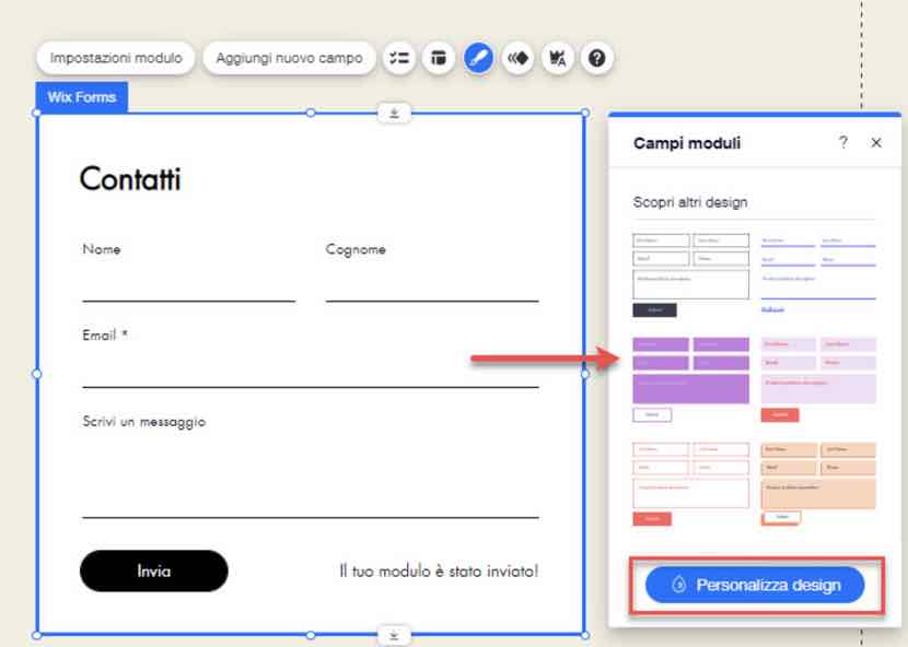 Moduli Design Moduli Wix: progettare il design dei moduli del tuo sito | Centro di ...