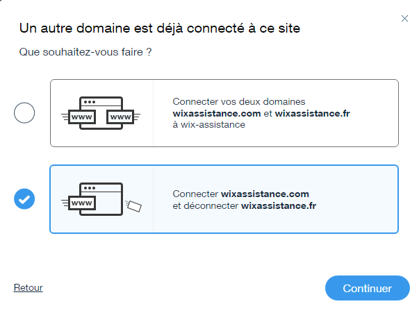 Changer l'URL de votre site Wix pour un autre nom de domaine | Centre d