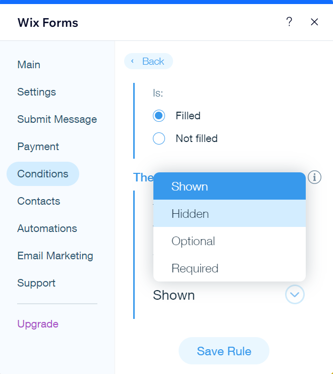 Wix Forms: Managing Your Forms from the Dashboard, Help Center