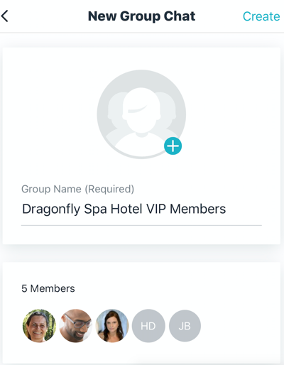 Create a group chat