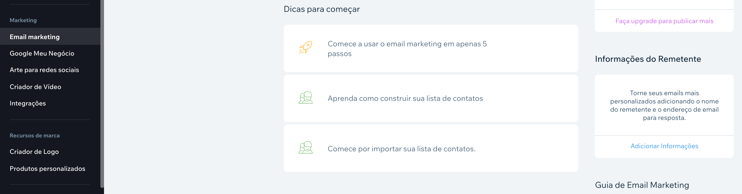 TUTORIAL: Como personalizar o remetente do seu E-mail Marketing. 