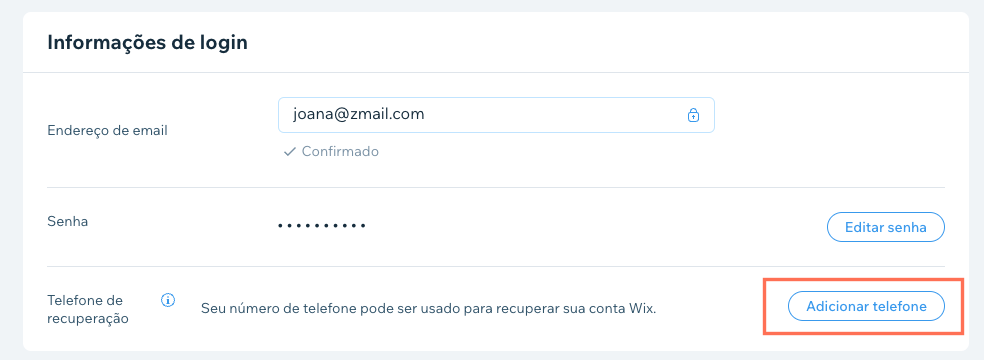 Editor Wix: criar um número de telefone, email ou URL clicável, Central de  Ajuda