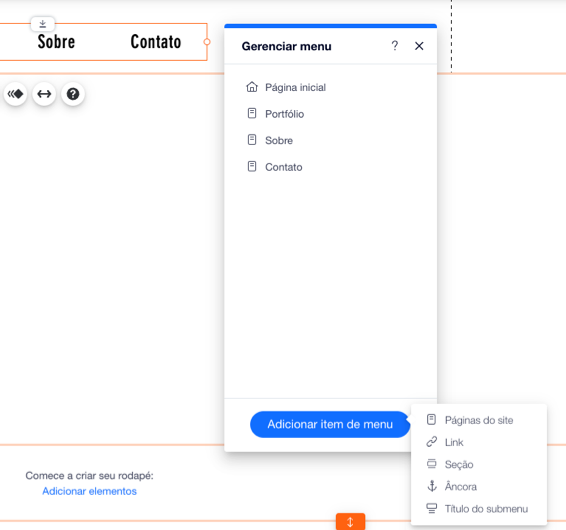 Editor Wix: criar um número de telefone, email ou URL clicável, Central de  Ajuda