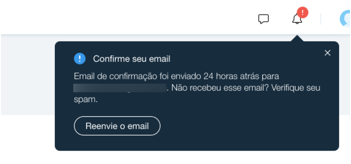 Não consigo fazer login na conta Wix: esqueci o email