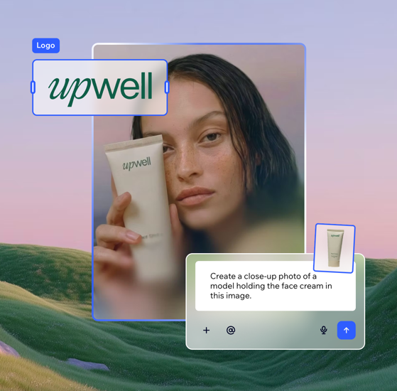 A marketing screenshot of a generated image.