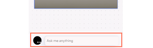 A screenshot of Aria in the Wixel app workspace.