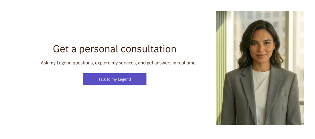 A screenshot of a Legend on a website.