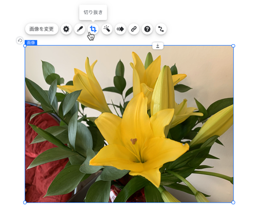 Wix エディタ 画像をクロップする サポートセンター Wix Com