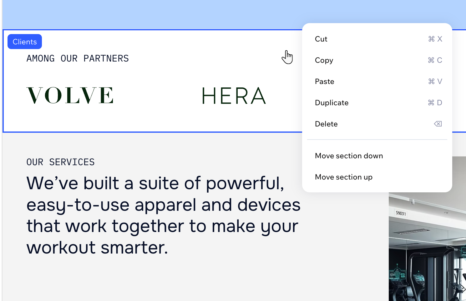 A screenshot of the right-click menu