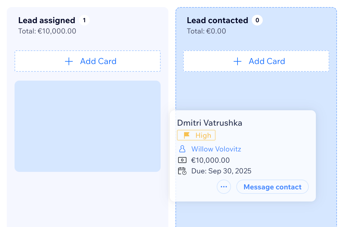 A screenshot of Wix Pipelines in a site dashboard