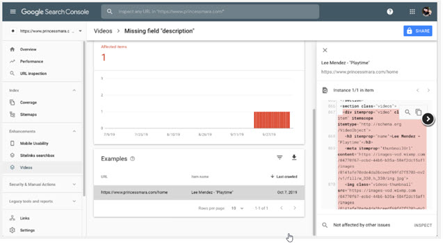 Novos relatórios sobre resultados de vídeo no Search Console