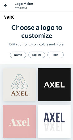 Wix Logo: Adding and Customizing Patterns in the Wix Logo Maker