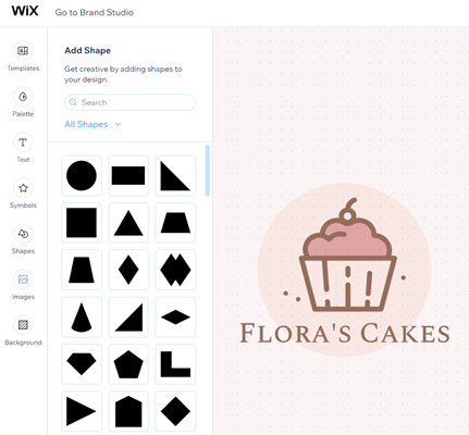 Wix Logo: Adding and Customizing Patterns in the Wix Logo Maker