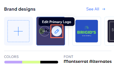 Personalizzazione del design di un logo