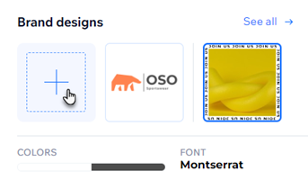 Screenshot dell'icona Crea un nuovo design