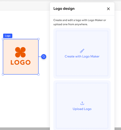 Editördeki Logo Tasarımları panelinin ekran görüntüsü.