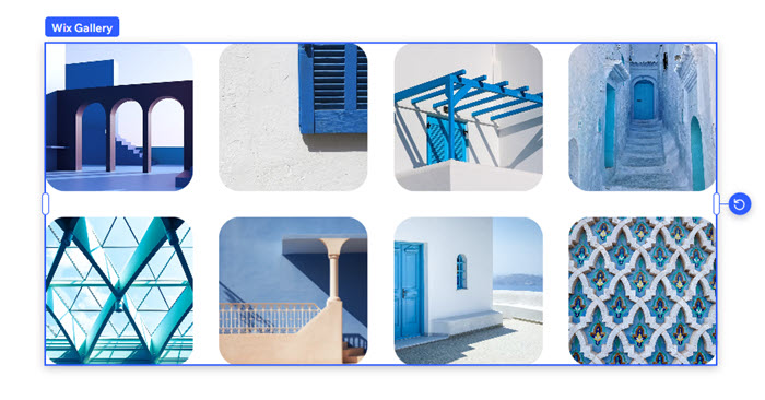 צילום מסך של גלריה.