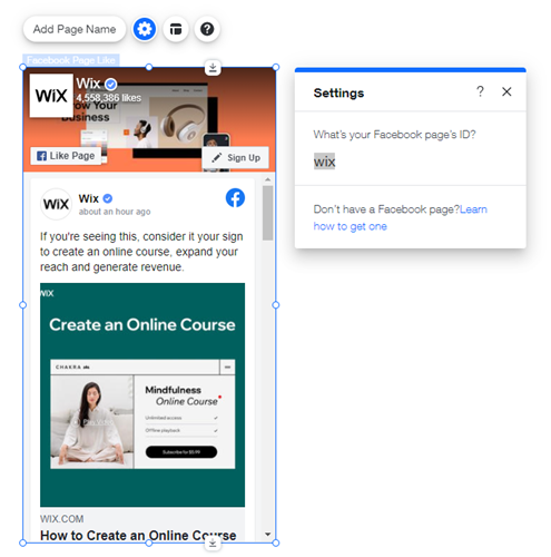 Wix Editor: Een Facebook-Pagina Vind-Ik-Leuk-Vak Toevoegen En Instellen -  Wix Helpcentrum