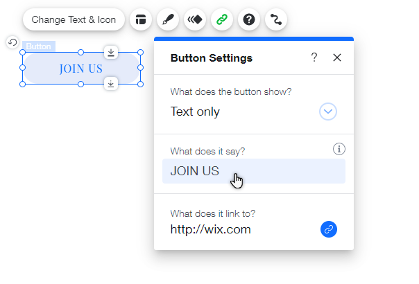 Wix Editor: Customizing Text & Icon Buttons, Help Center