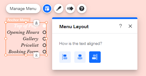 Wix Editor Changing the Layout of Your Site Menu Help Center