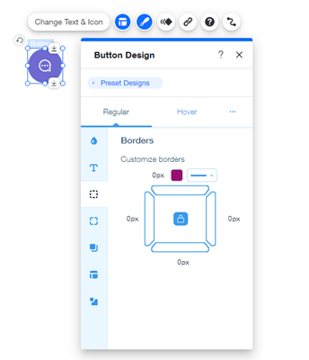 Wix Editor: Customizing Text & Icon Buttons, Help Center