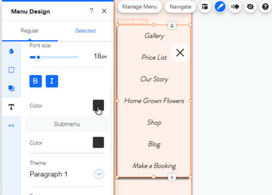 wix-editor-changing-your-mobile-menu-text-color-help-center-wix