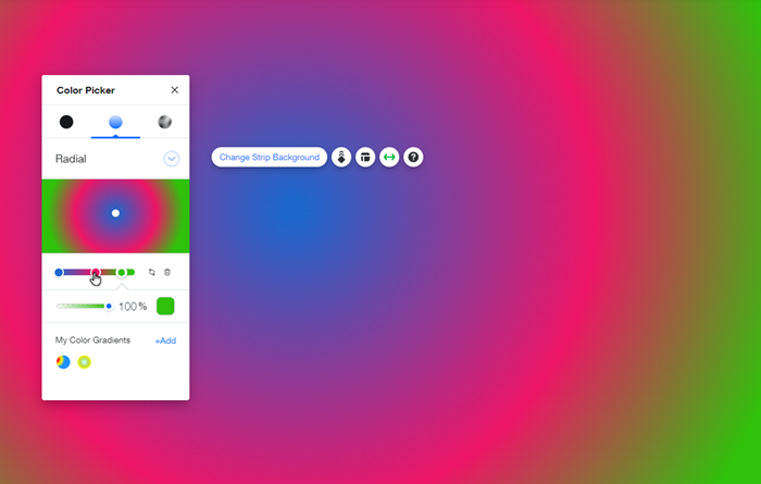 Wix Editor: Adding Color and Gradient Backgrounds to Your Elements | Help  Center 