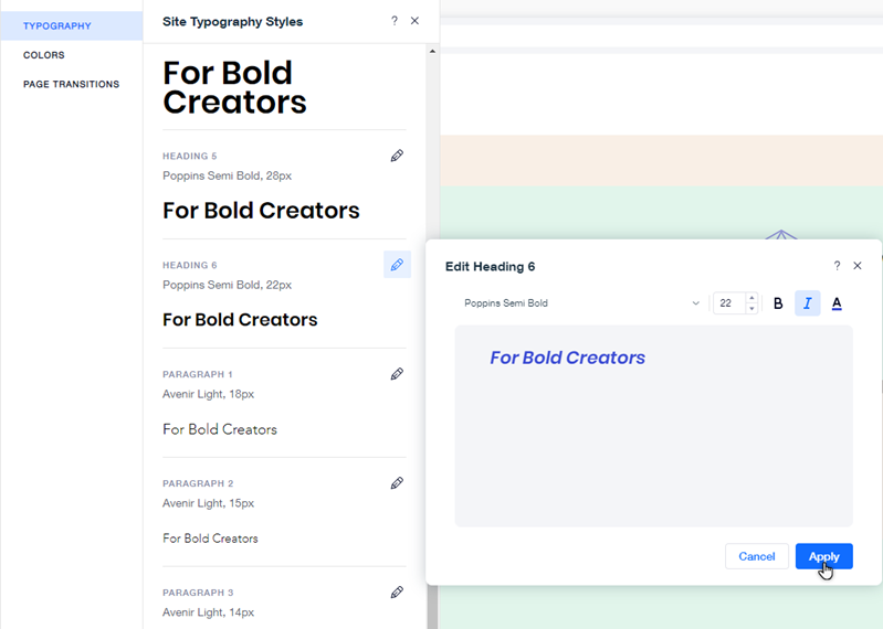 Wix Blog: Customizing Your Blog Text (Fonts and Color), Help Center