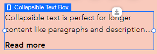 Wix Editor: Adding and Setting Up Collapsible Text