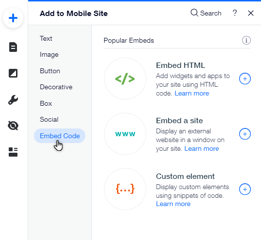 wix-editor-adding-embeds-and-custom-elements-to-your-mobile-site