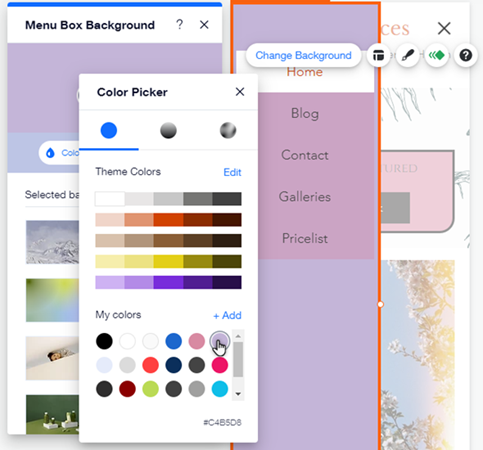 Wix Editor: Customizing Your Color Theme, Help Center