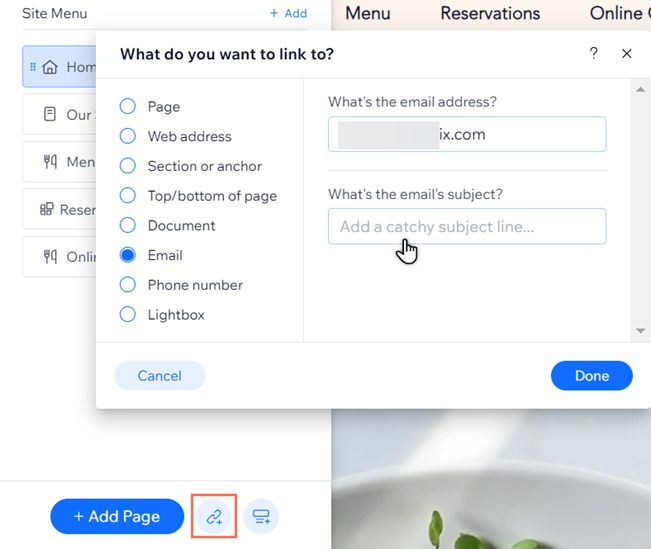 Wix Editor: Adding a Link to Text, Help Center