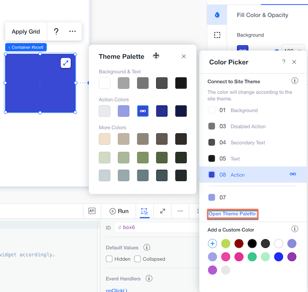 Wix Editor: Customizing Your Color Theme, Help Center