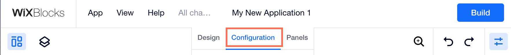 configuration tab