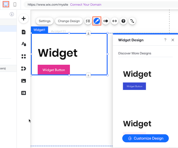 design presets breakpoints editor