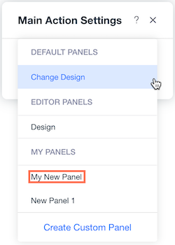 select your panel