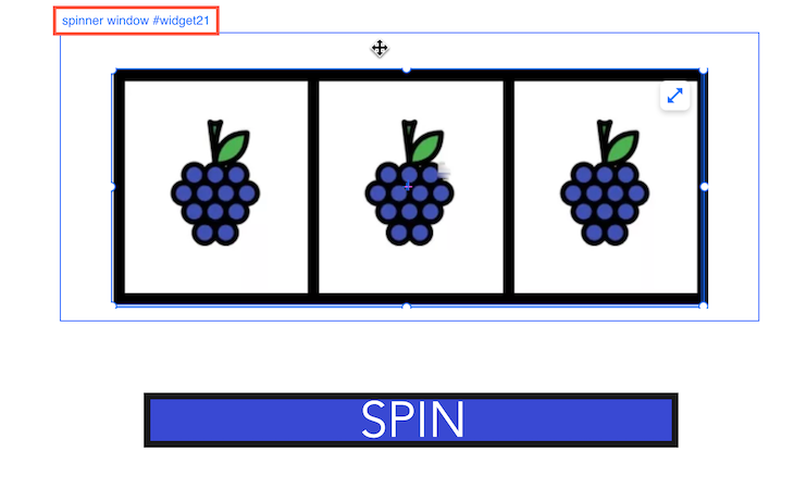 Widget-Name und Velo-Name