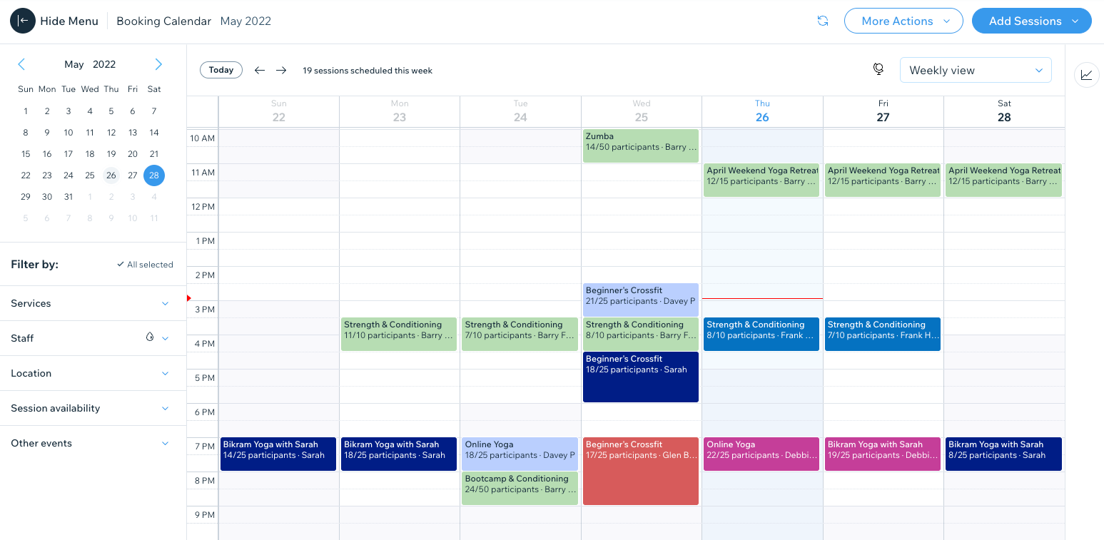 Wix Bookings About The Wix Booking Calendar Help Center Wix Wix Bookings About The Wix Booking Calendar Help Center Wix
