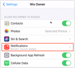 Wix Owner App: Downloading the App, Help Center