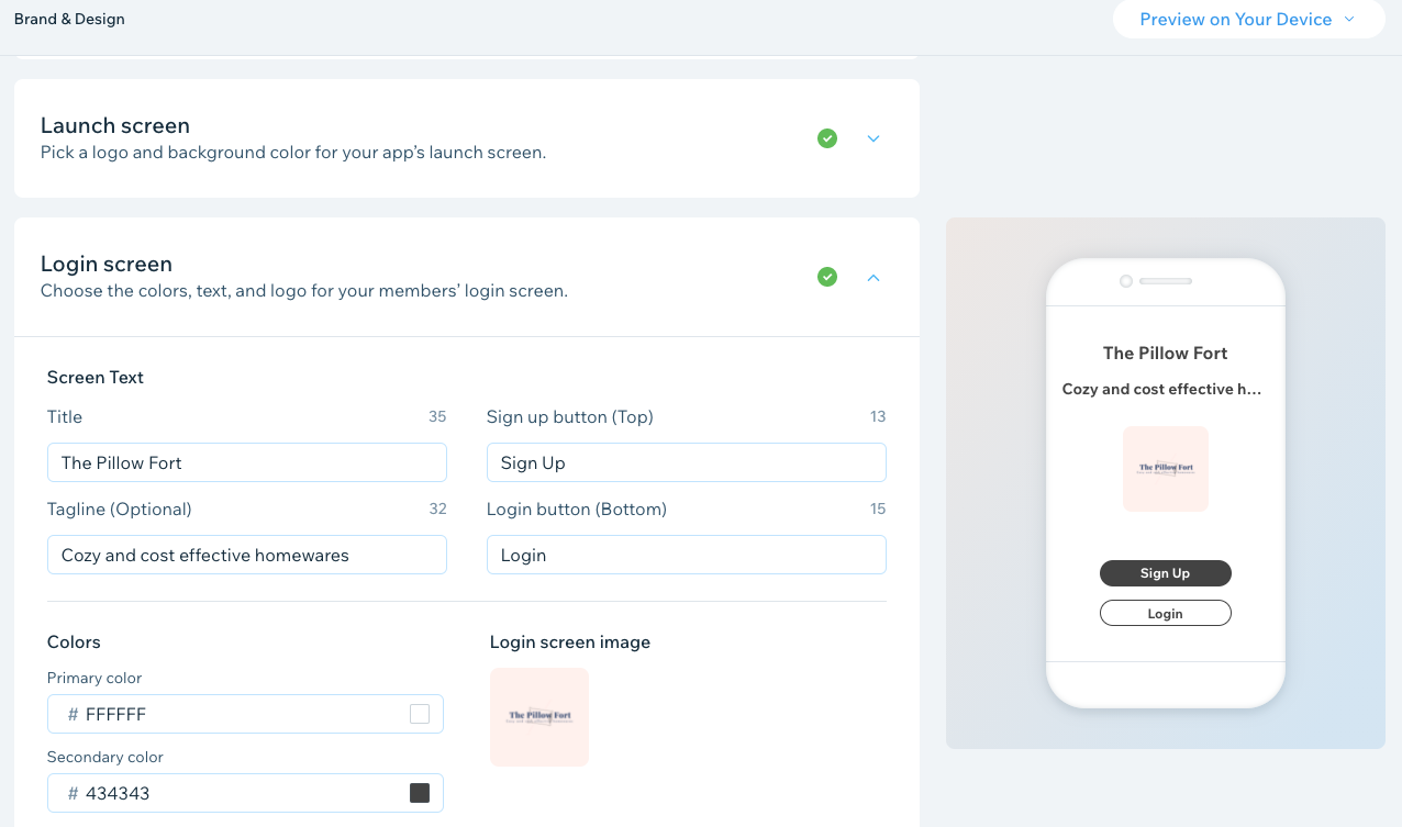 Branded App by Wix Request: Adding More Login Options, Help Center