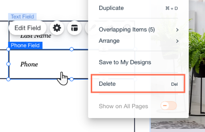 Wix Forms: Managing Your Form Fields, Help Center