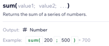 An example of hovering over a function type to see more info.