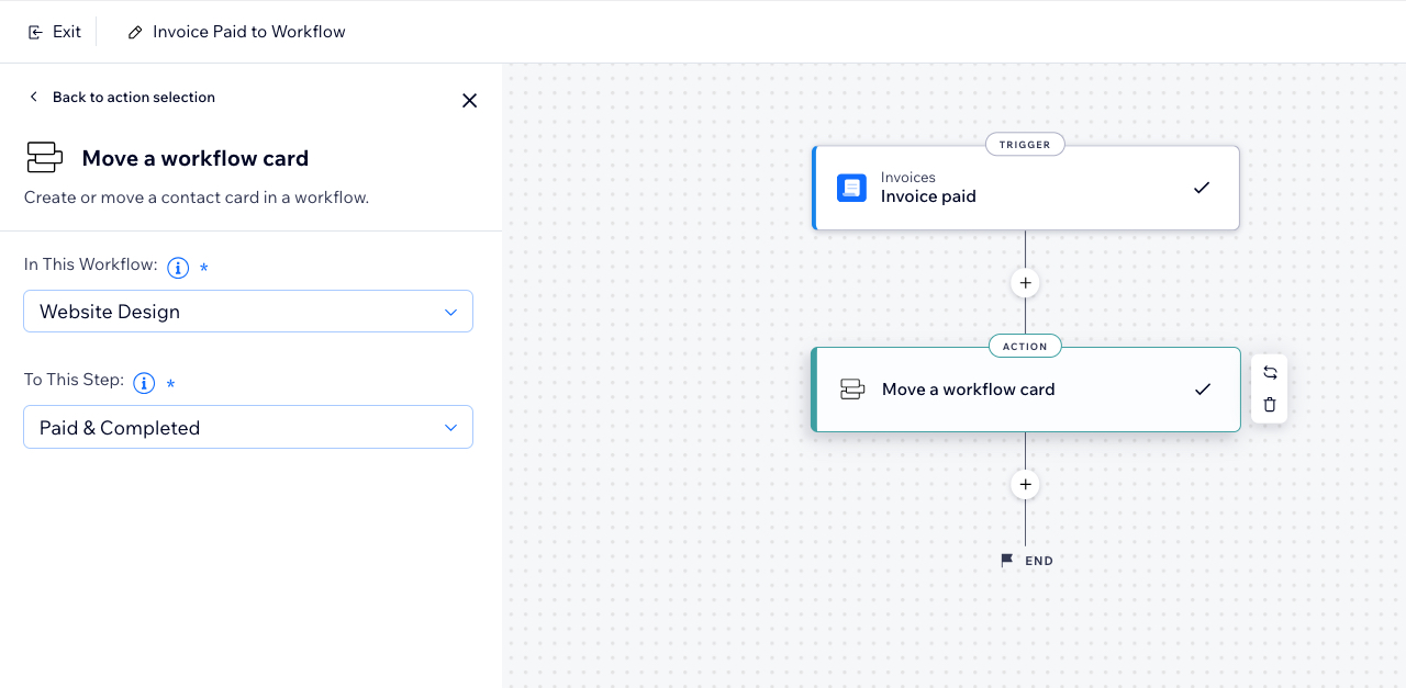 A screenshot of the new automation builder with workflows.