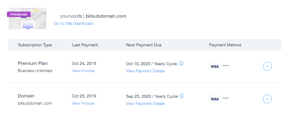 Purchasing A Domain Vs Purchasing A Premium Plan Help Center Wix Com